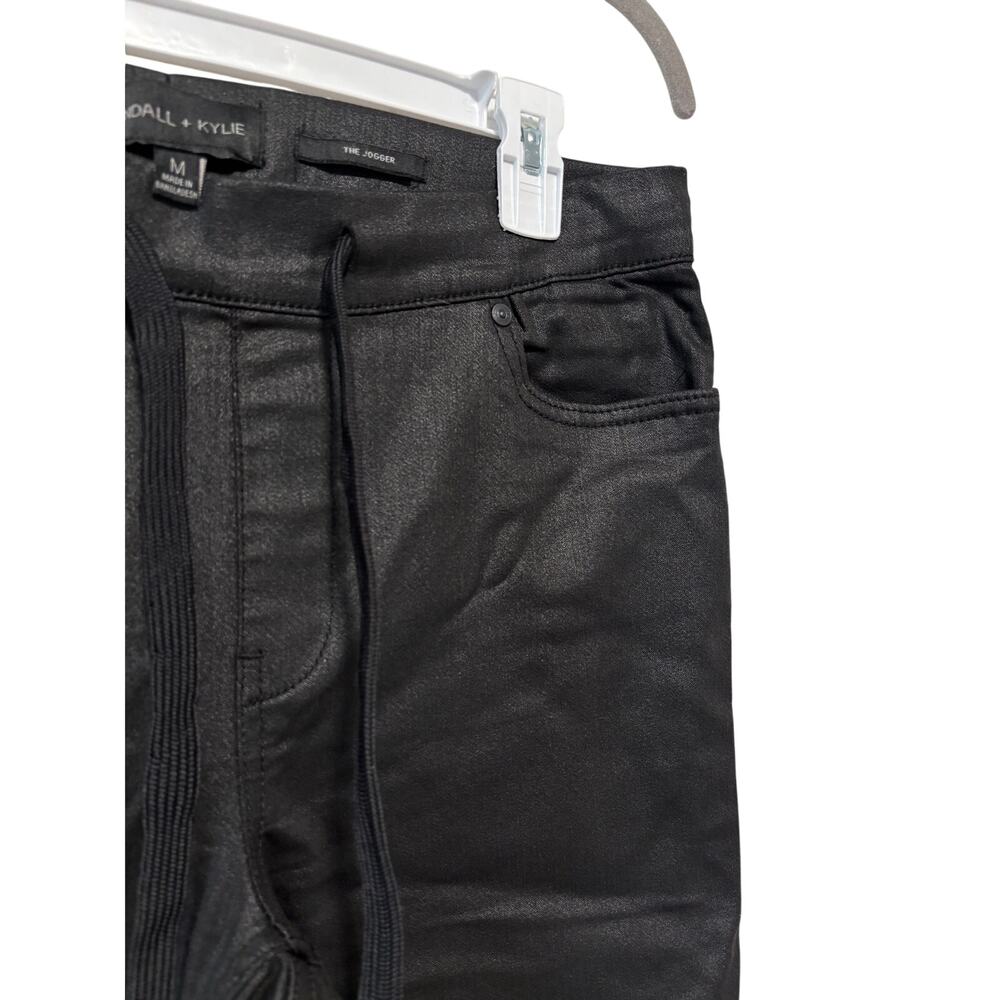 Kendall + Kylie The Jogger Black Coated Skinny Pants M - Picture 4 of 11